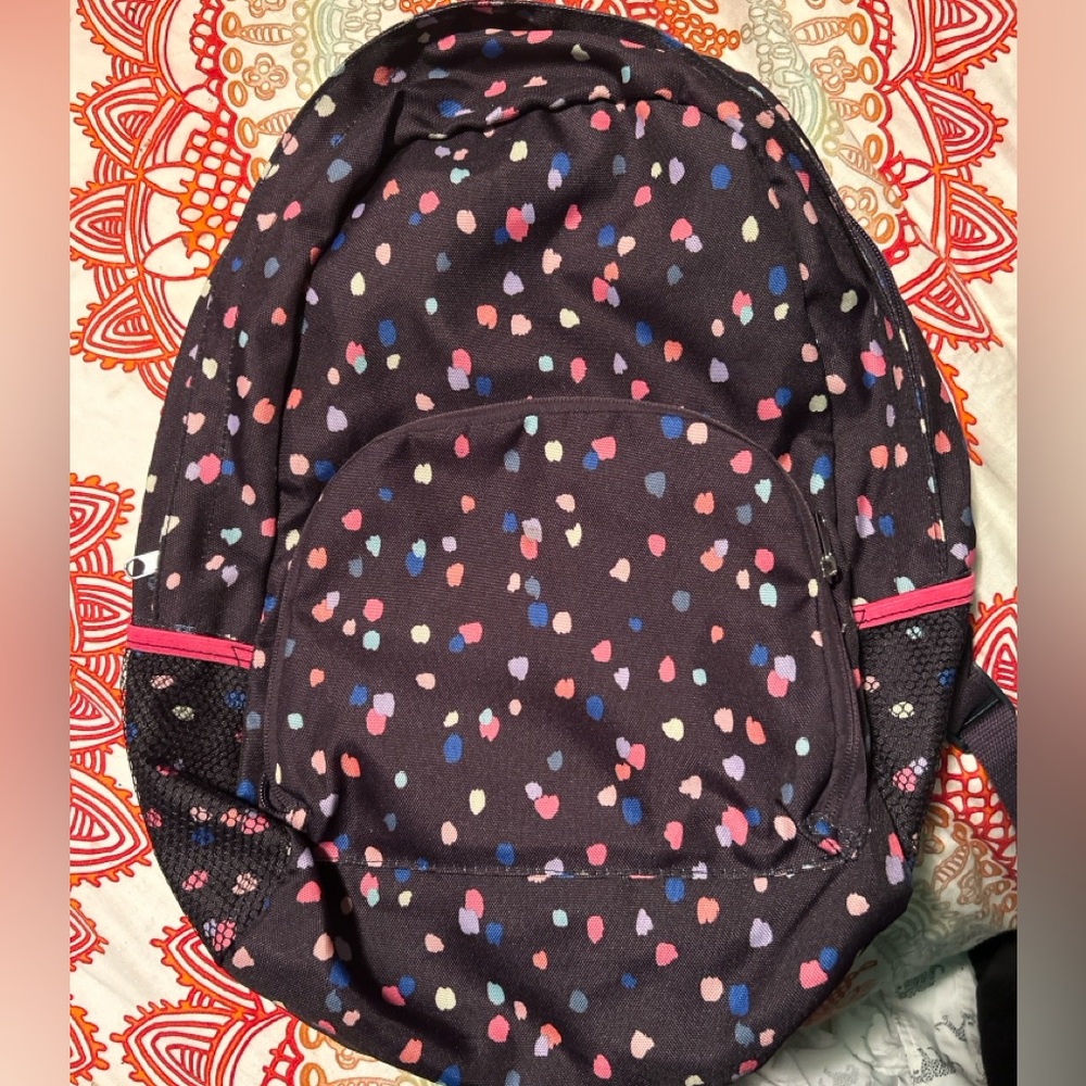 Colorful Polka Dot Backpack